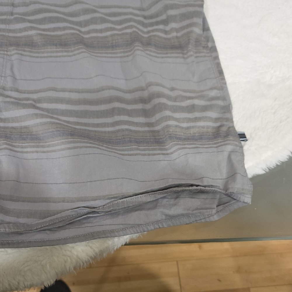 Kuhl Gray and Brown Striped Men's Shirt - Picture 2 of 15